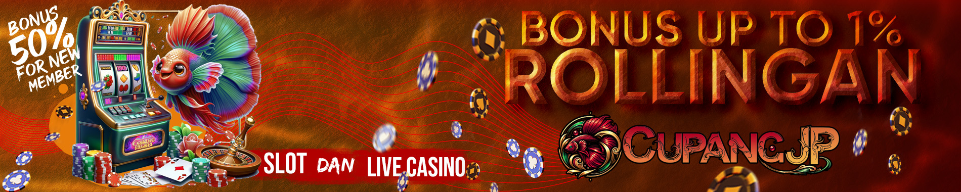 slot dan live casino bonus rollingan besar cupangjp